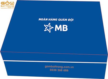 Bộ ấm trà in logo quà tặng gốm sứ cao cấp 11