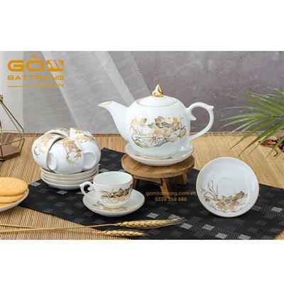 Địa chỉ in logo trên ấm chén đẹp