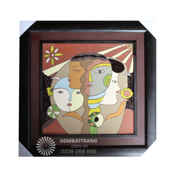 Tranh gốm treo tường GIAHII4636