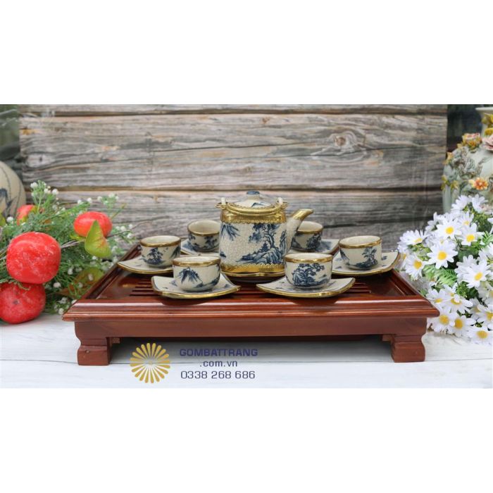 Ấm chén bát tràng HULA25 1471