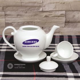 Ấm chén quà tặng in logo quà doanh nghiệp giá rẻ nhất