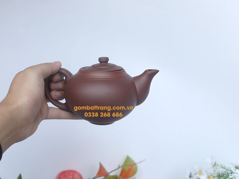 Mua ấm tử sa Bát Tràng chỉ đỏ cao cấp, chính hãng tại gombattrang.com.vn