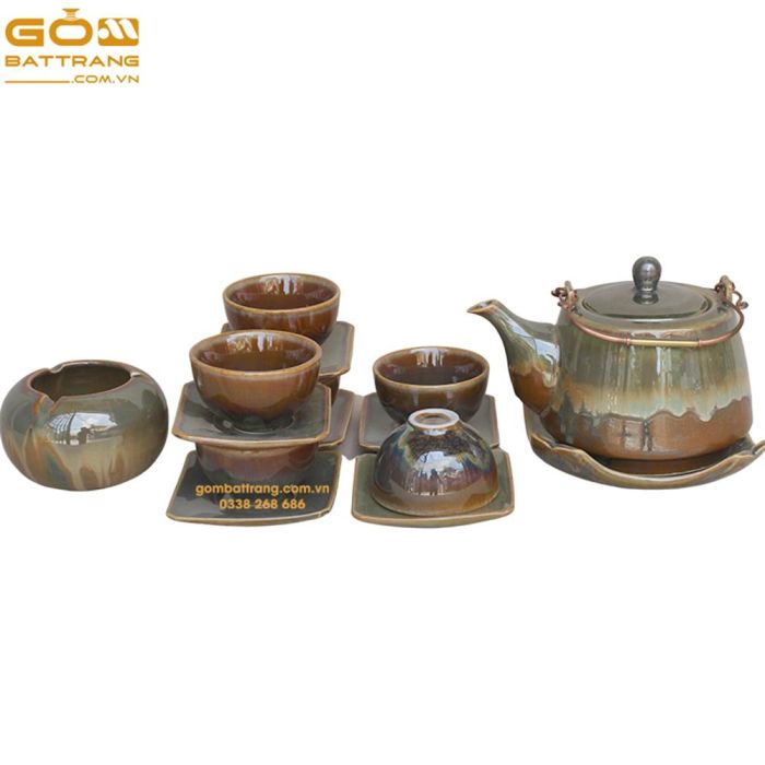Ấm uống trà Bát Tràng OG0176