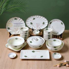 Bát Đĩa Bát Tràng Hoa Xương Rồng Giá Rẻ Sang Đẹp