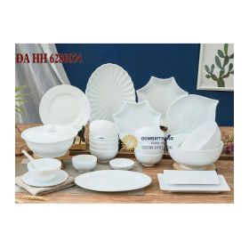 Bát đĩa bát tràng loại 1, men bóng kháng khuẩn vệ sinh