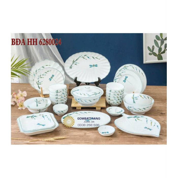 Bát đĩa gốm bát tràng-Mang đậm nét việt cho căn bếp