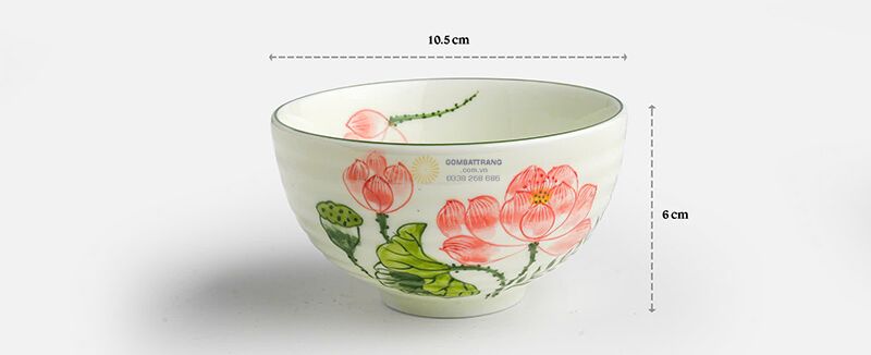 Đa dạng phụ kiện trong bộ chén dĩa gốm Bát Tràng