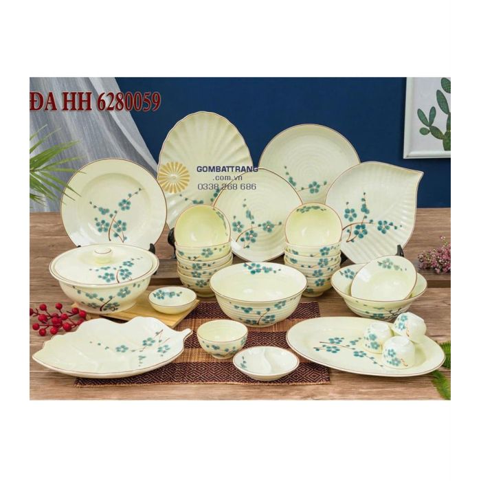 Bát đĩa gốm bát tràng- Tuyệt phẩm gốm sứ bát tràng