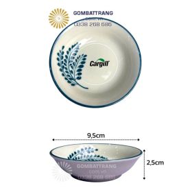 Bát đĩa gốm sứ bát tràng- Hoa văn sen xanh thanh tao
