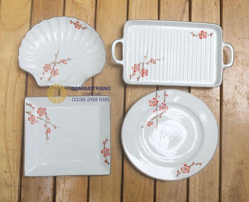 Bát đĩa cao cấp từ đôi bàn tay tài hoa của nghệ nhân làng gốm truyền thống