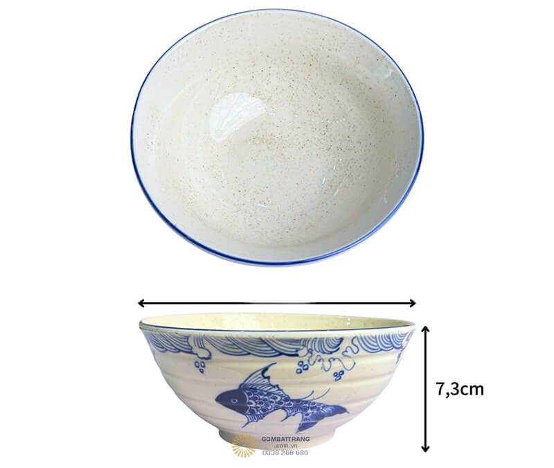 Bát đĩa bát tràng cao cấp đảm bảo độ bền cao, sử dụng lâu dài mà không lo bị mẻ vỡ hoặc phai màu