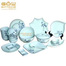 Bát đũa Bát Tràng xuất khẩu cực đẹp
