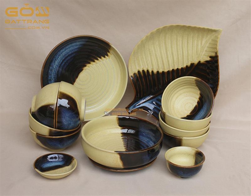 Đa dạng kích thước, mẫu mã của các bộ bát đĩa nhà hàng