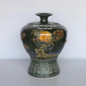 Bình gốm Bát Tràng cao cấp độc đáo