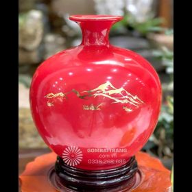 Bình Hoa Hút Lộc Mạ Vàng Sang Trọng
