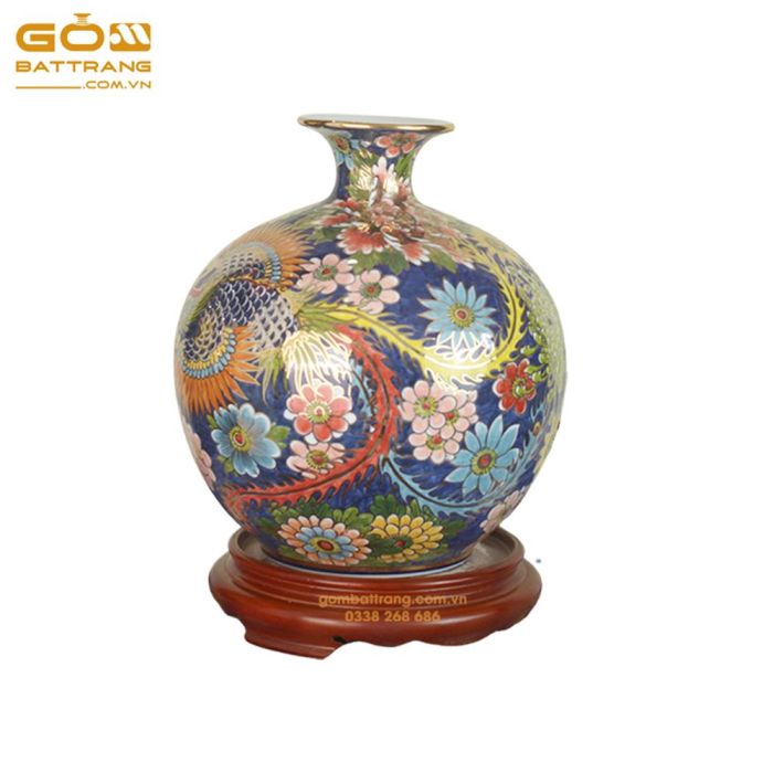 Bình sứ hút tài lộc OLD-3A678875C4FA