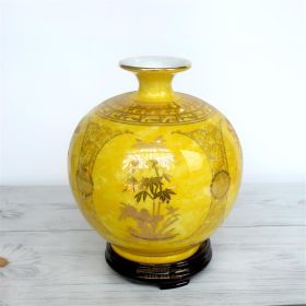 Bình Thu Hút Tài Lộc Tứ Quý Sang Trọng
