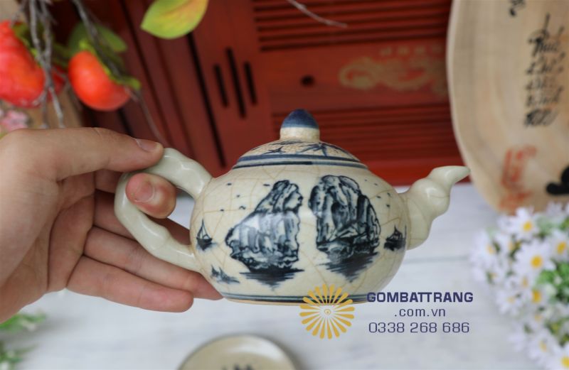 Men rạn tượng trưng cho sự an hòa – giúp không gian trà đạo thu hút năng lượng lành