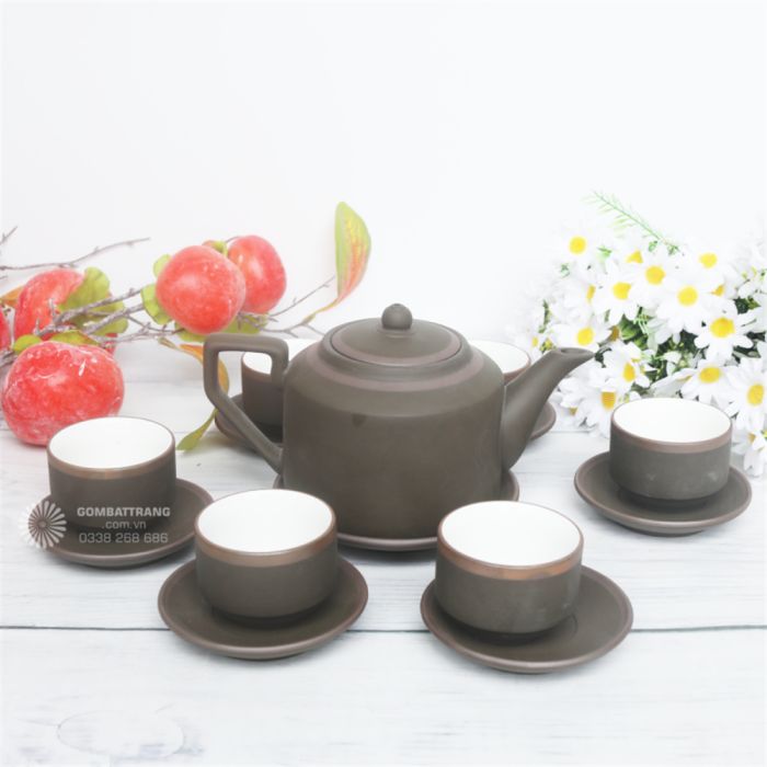 Bộ ấm chén gốm lựa chọn tinh tế cho không gian sống