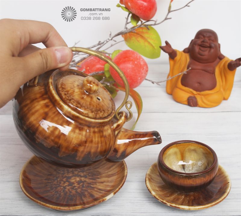 Quai ấm bọc đồng cao cấp, sang trọng