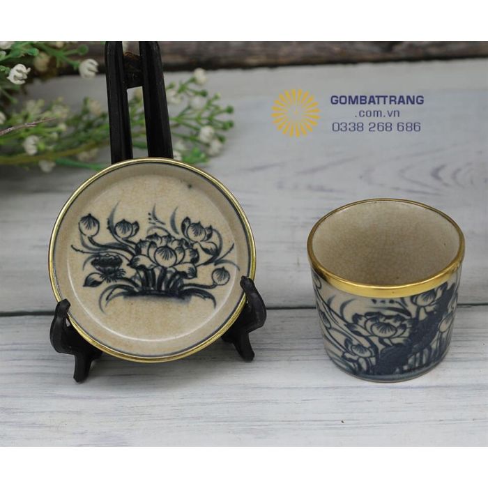 Bộ ấm chén men rạn Hoa Sen - Tinh túy gốm sứ Việt Nam