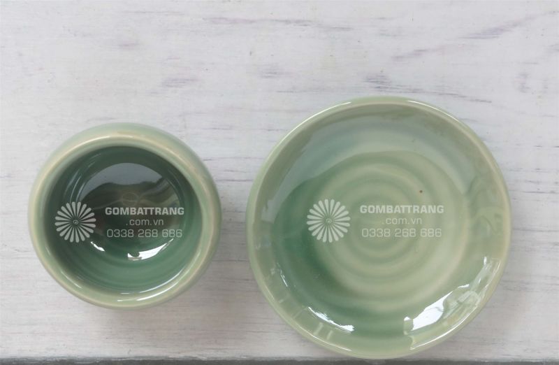 Sản phẩm chén đi kèm đĩa lót đẹp