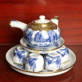 Bộ Ấm Chén Trúc Lâm Thất Hiền Đẹp Sang