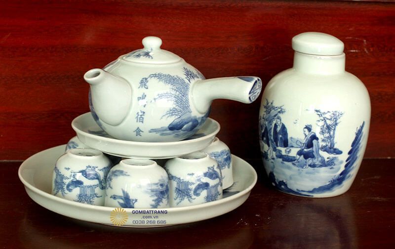 Sở hữu ngay bộ ấm chén giả cổ mang đậm dấu ấn Bát Tràng
