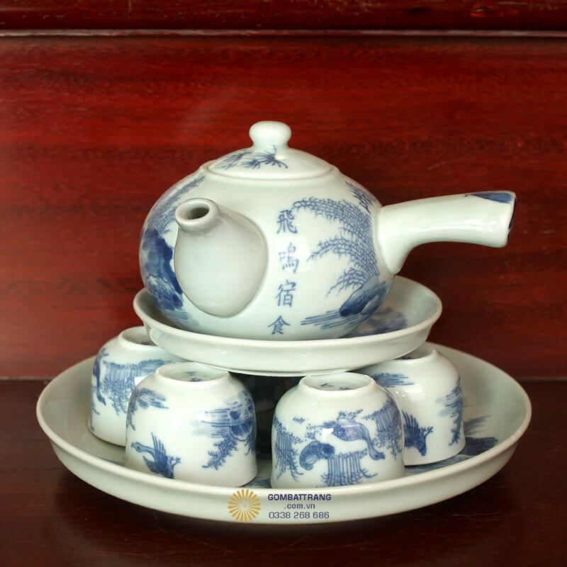 Cùng chiêm ngưỡng vẻ đẹp sang trọng của bộ ấm chén giả cổ