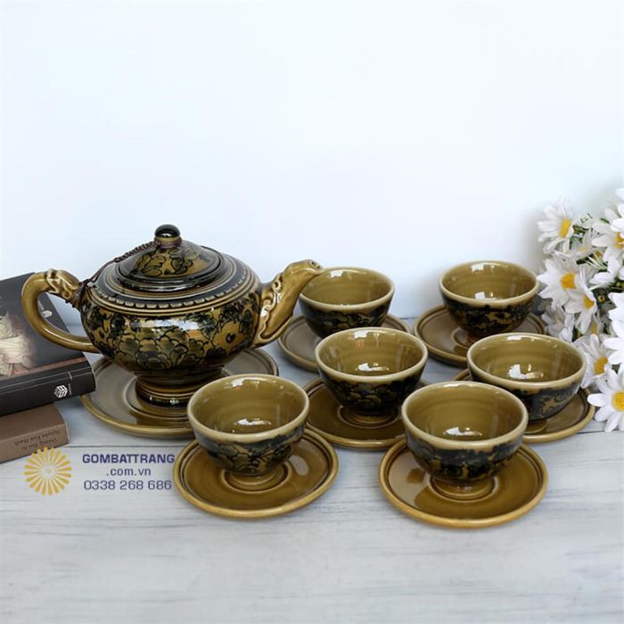 Bộ Ấm Chén Uống Trà Giá Rẻ Quà Tặng Cao Cấp