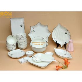 Bộ bát ăn cơm Bát Tràng OLD-CEDD07240729