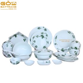 Bộ bát đĩa ăn cơm OLD-3444C3DBC516