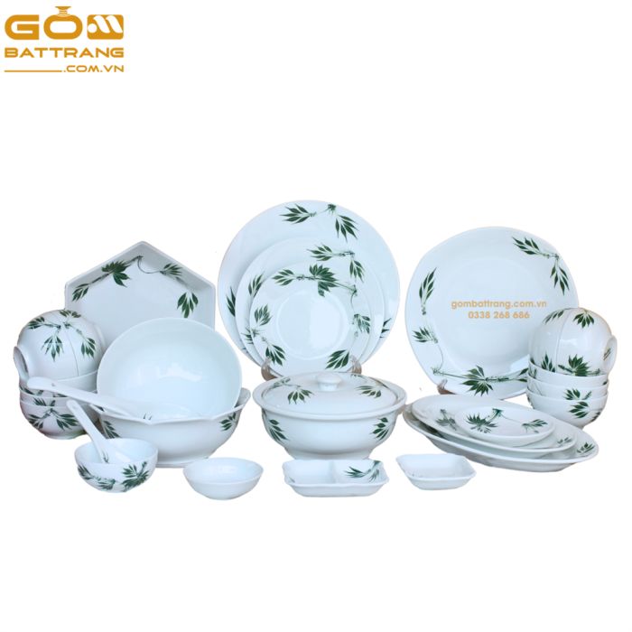 Bộ bát đĩa ăn cơm OLD-3444C3DBC516