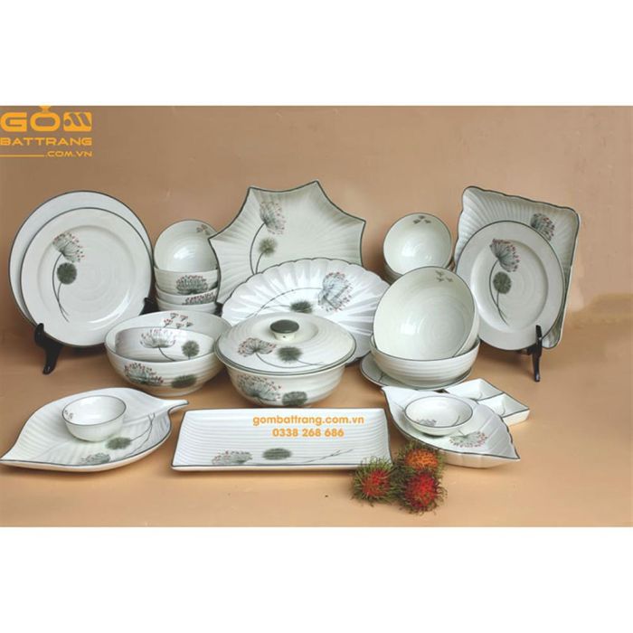 Bộ bát đĩa Bát Tràng OLD-DE2E1DBE3804