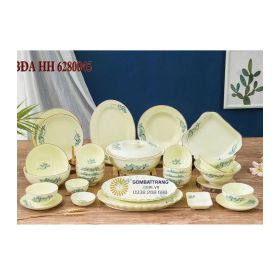 Bộ bát đĩa bát tràng– Vẻ đẹp thuần khiết cho ăn việt