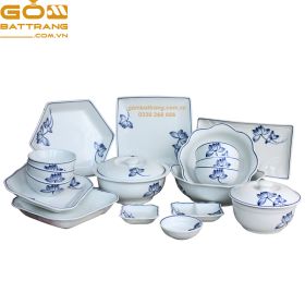 Bộ bát đĩa Bát Tràng OLD-BFC3039DB894