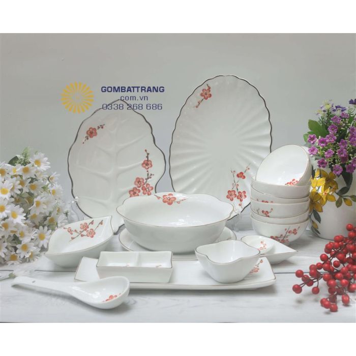 Bộ bát đĩa cao cấp nhập khẩu sang trọng