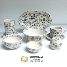 Bộ Bát Đĩa Cúng Bát Tràng Giá Rẻ Bền Đẹp