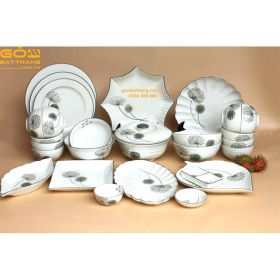 Bộ bát đĩa Gốm sứ Bát Tràng OLD-E8A363F8DAAE