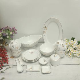 bộ bát đĩa đẹp bát tràng chính hãng