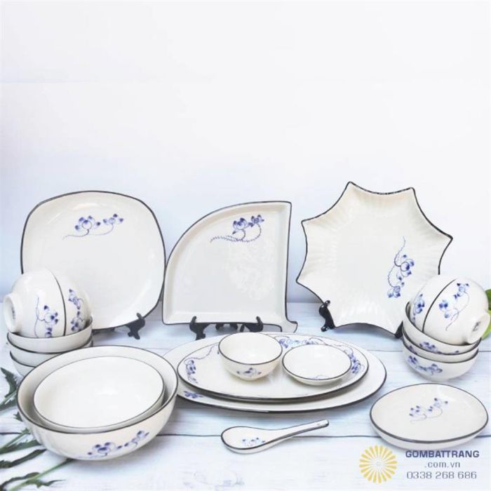 Bo bat dia qua tang điểm nhấn không gian Việt