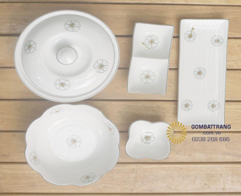 Nâng tầm không gian bếp và bàn ăn với Bộ bát đĩa sứ cao cấp