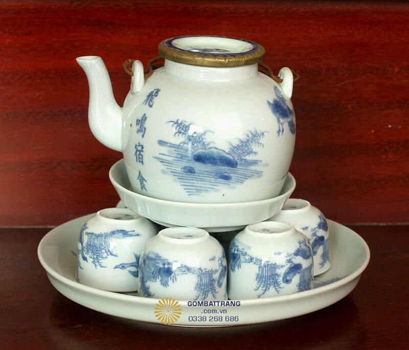 Bộ bình trà cổ phù hợp cho việc sử dụng hàng ngày lâu bền trong gia đình