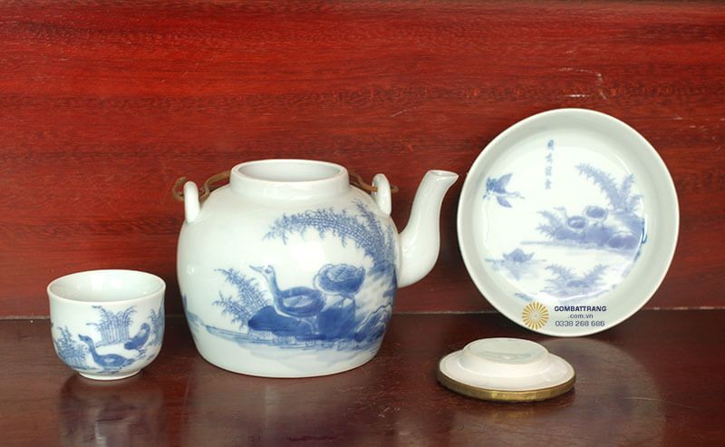 Ấm trà giả cổ đẹp sang trọng cao cấp