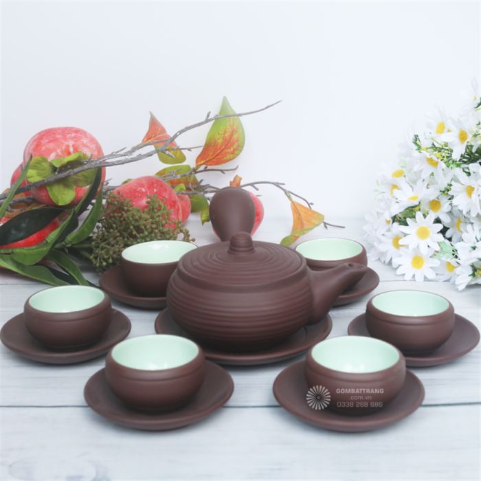 Bộ chén Bát Tràng cao cấp tinh xảo