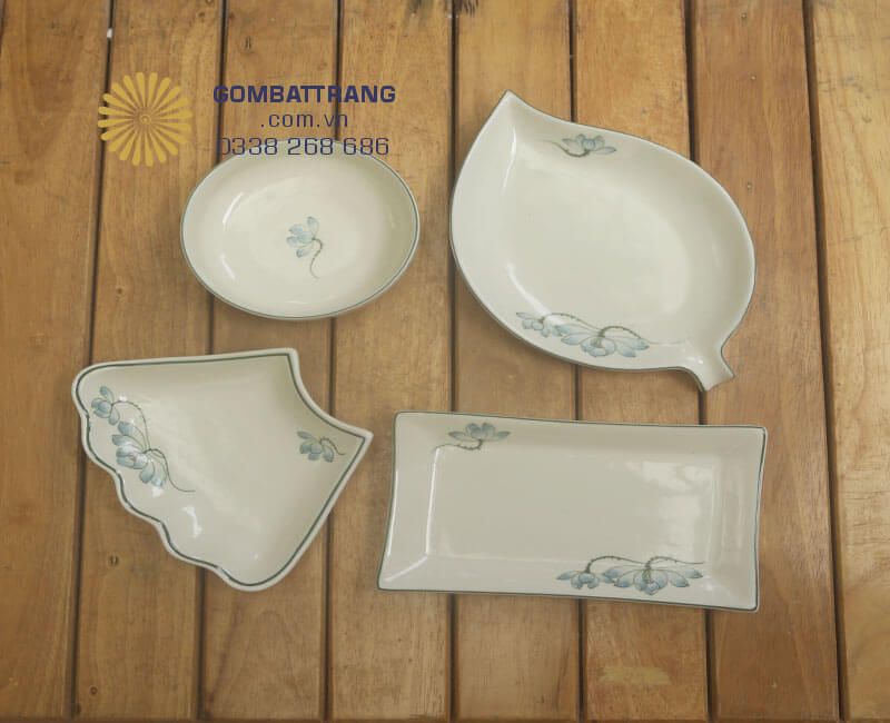 Bộ bát đĩa sang trọng – Tinh hoa gốm Việt trong từng bữa cơm gia đình