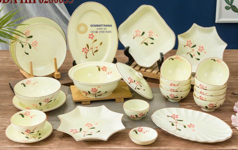 Bộ chén đĩa cao cấp bát tràng – đậm hồn Việt.