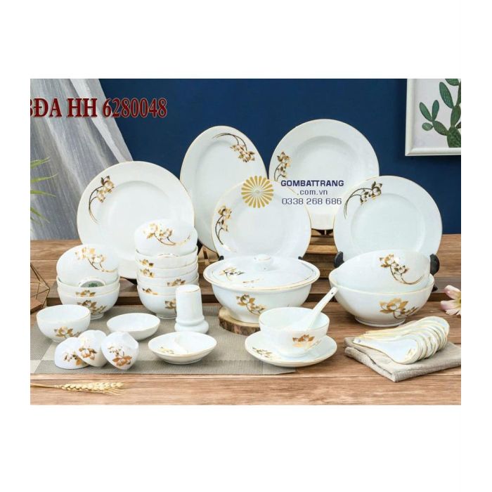 Bộ chén đĩa cao cấp bát tràng- Nâng tầm không gian bếp