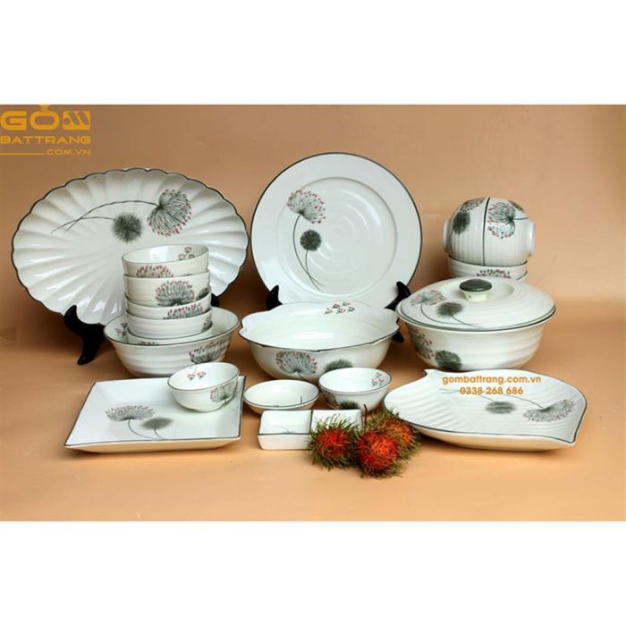 Bộ Đồ Ăn Bát Tràng OLD-3B37169A345A