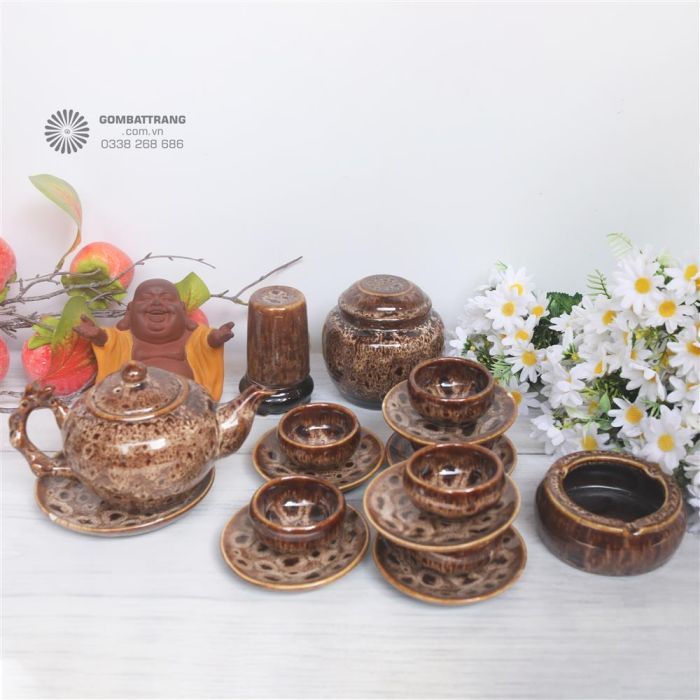 Bộ tách trà cổ điển Bát Tràng – ĐẸP, RẺ, CHÍNH HÃNG